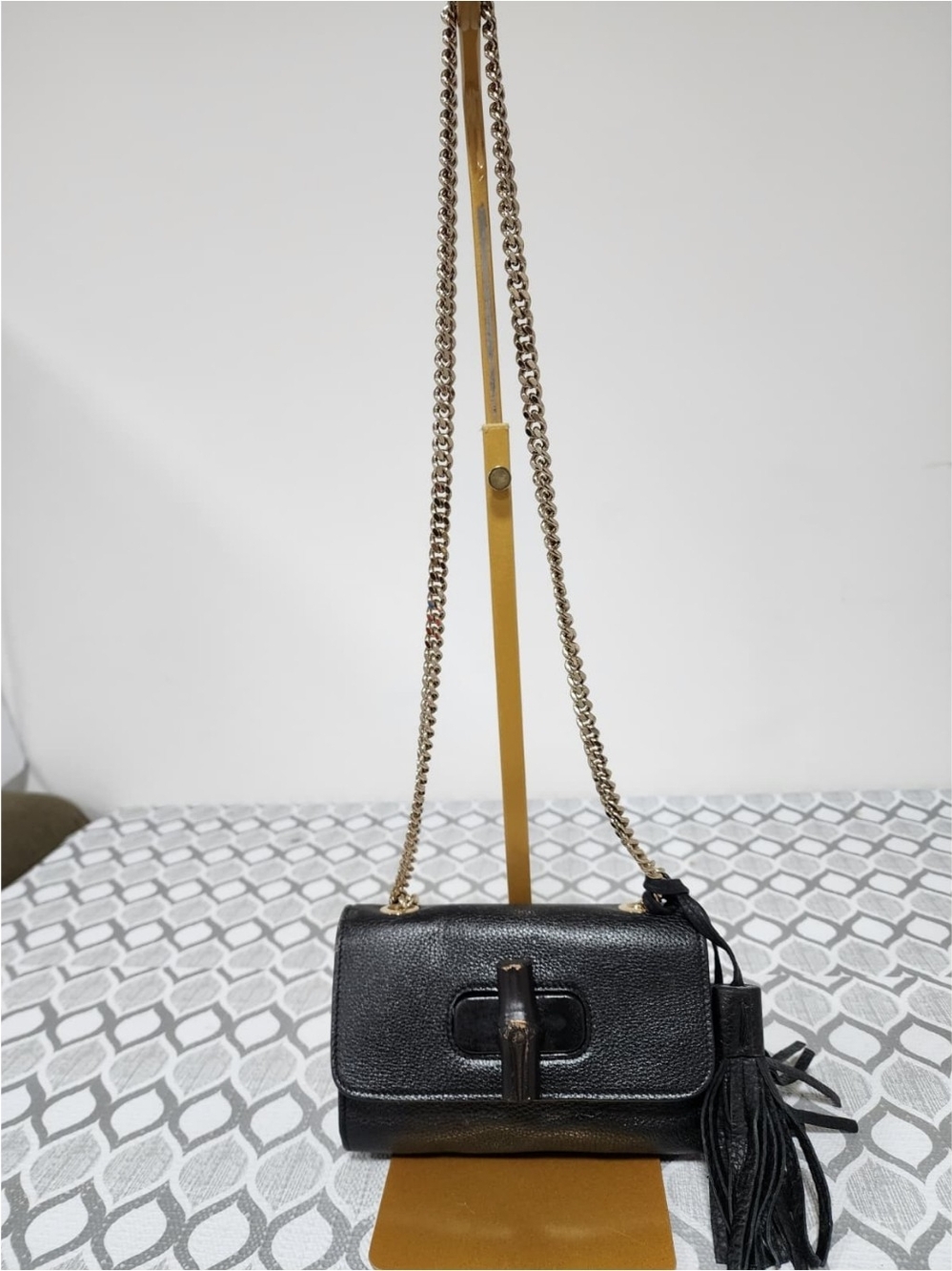 Gucci Bamboo Miss Bamboo Small Crossbody Bag Black